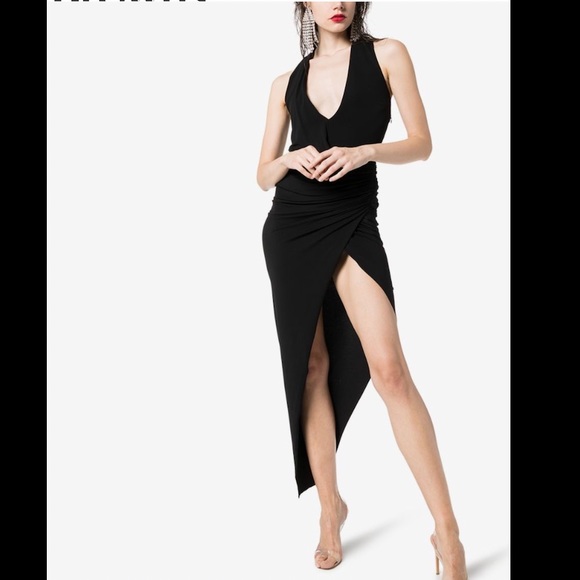 NWT NAVY BLUE ALEXANDRE VAUTHEIR NAVY SLIT DRESS - Picture 5 of 10